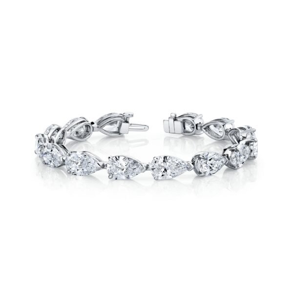 Pear Shape Lab-Grown Diamond Bracelet