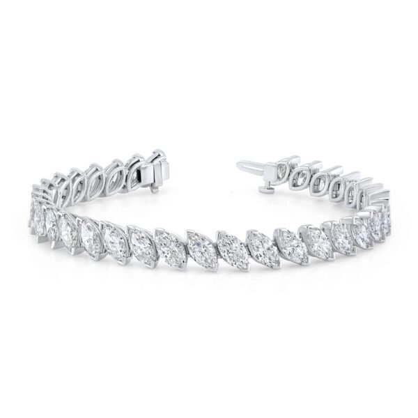 Marquise Cut Lab-Grown Diamond Bracelet