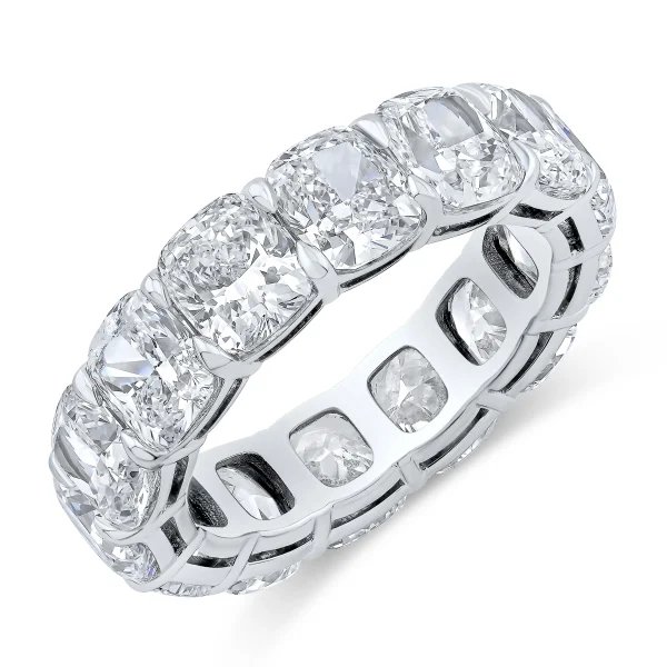 Cushion Cut Lab-Grown Diamond Eternity Band