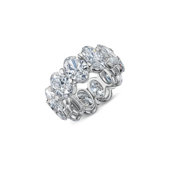 Oval Lab-Grown Diamond Eternity Band