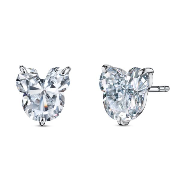 Mickey Mouse Lab-Grown Diamind Studs