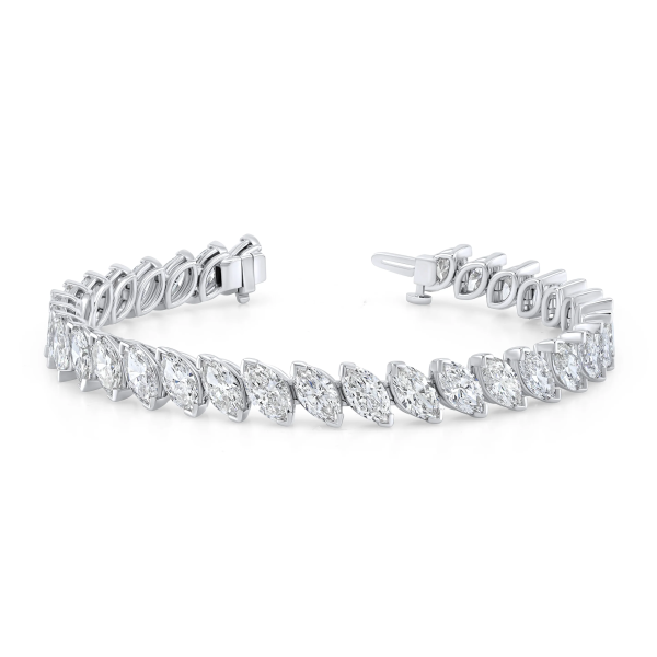 Marquise Cut Lab-Grown Diamond Bracelet