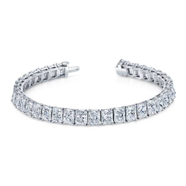 Radiant Cut Lab-Grown Diamond Bracelet